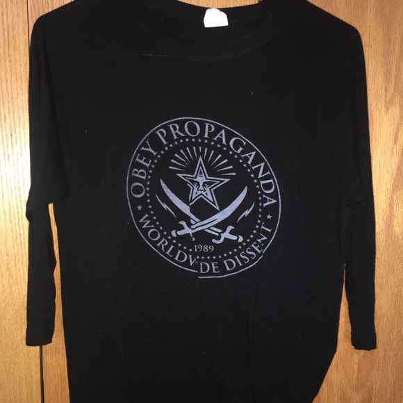 Obey Tops - 3/4 sleeve obey shirt Obey Tops - 3/4 sleeve obey shirt